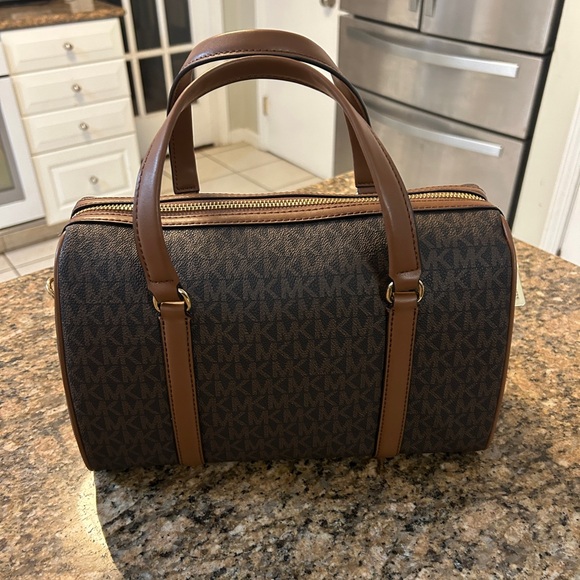 Michael Kors Brown Medium Duffle Satchel - Picture 2 of 7
